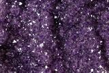 Sparkly, Deep Purple Amethyst Geode - Artigas, Uruguay #227747-4